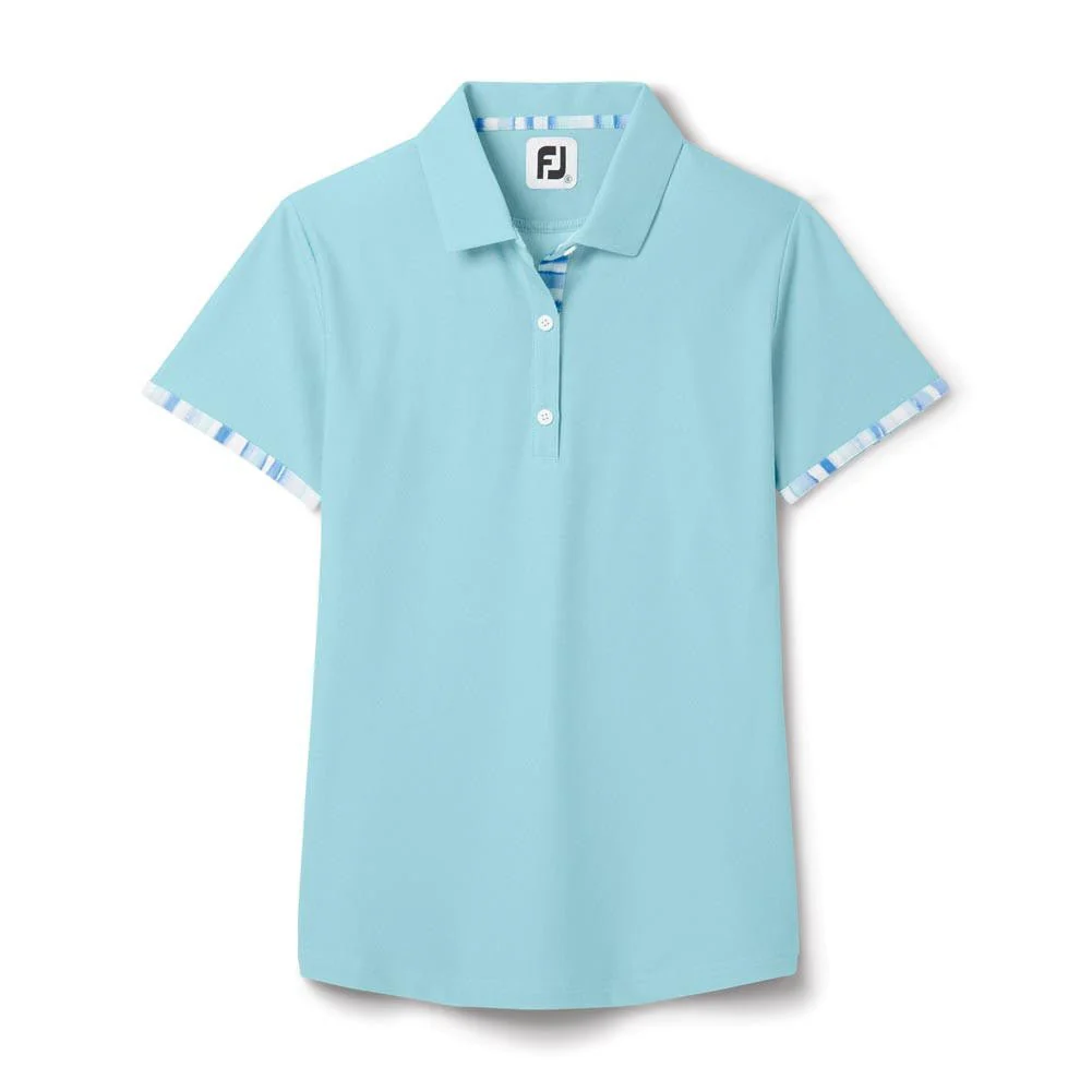 FootJoy Women's Watercolor Trim Polo - Image 15