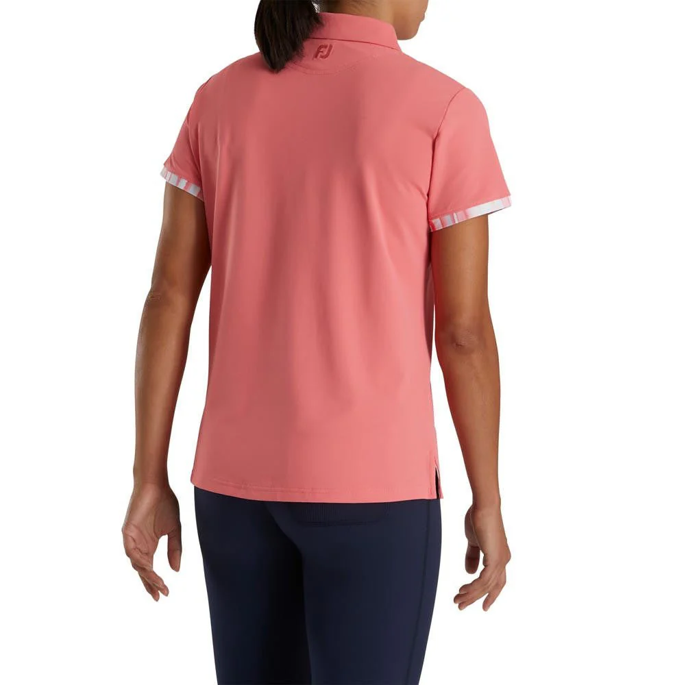 FootJoy Women's Watercolor Trim Polo - Image 3