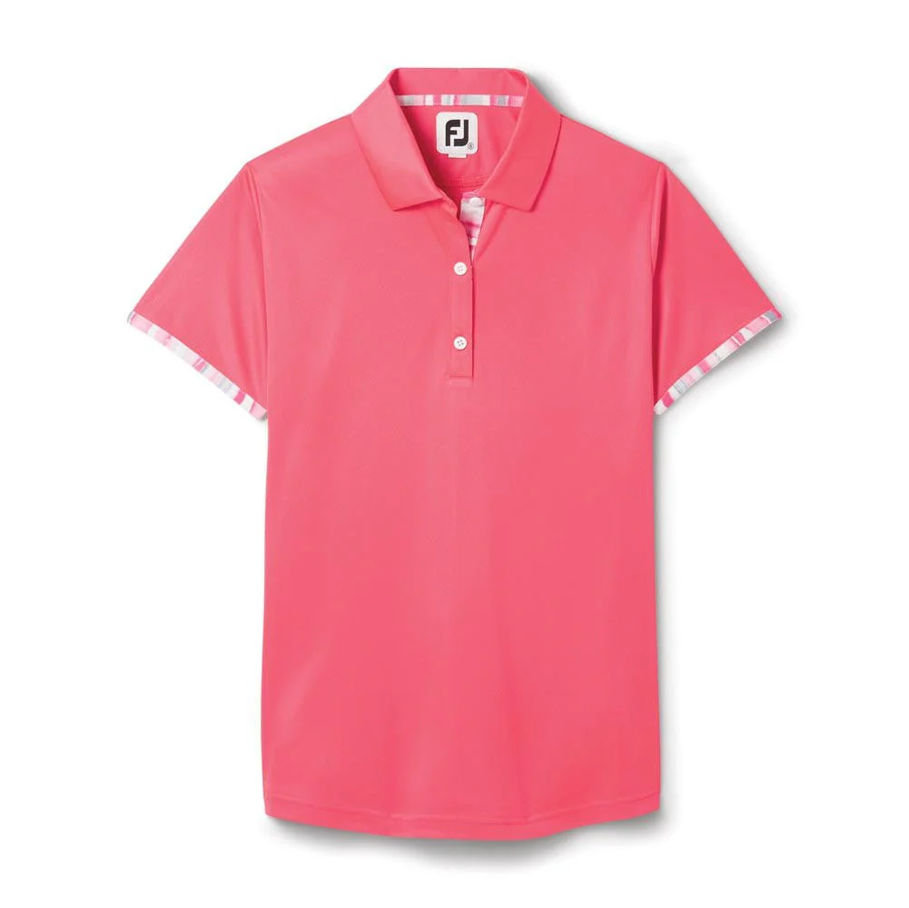 FootJoy Women's Watercolor Trim Polo - Image 4