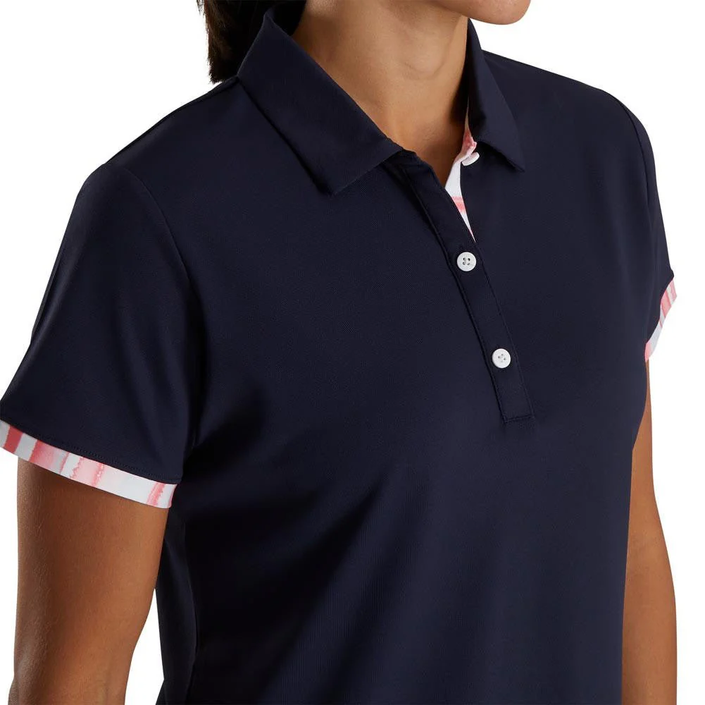 FootJoy Women's Watercolor Trim Polo - Image 6
