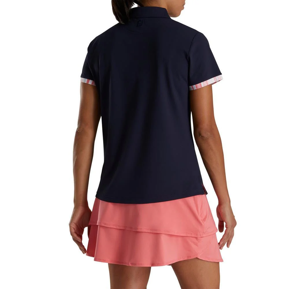 FootJoy Women's Watercolor Trim Polo - Image 9