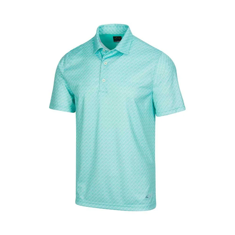 Greg Norman ML75 Microlux Iron Print Polo - Image 6