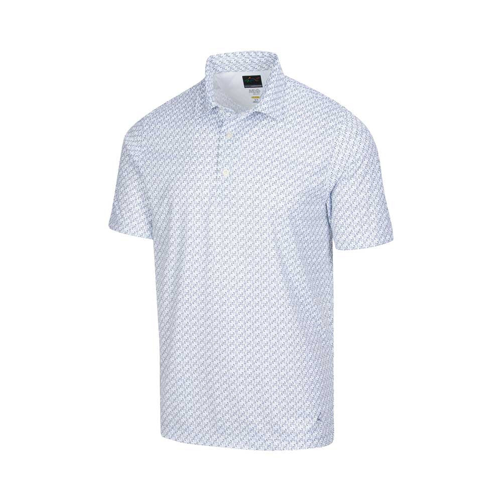 Greg Norman ML75 Microlux Iron Print Polo - Image 7