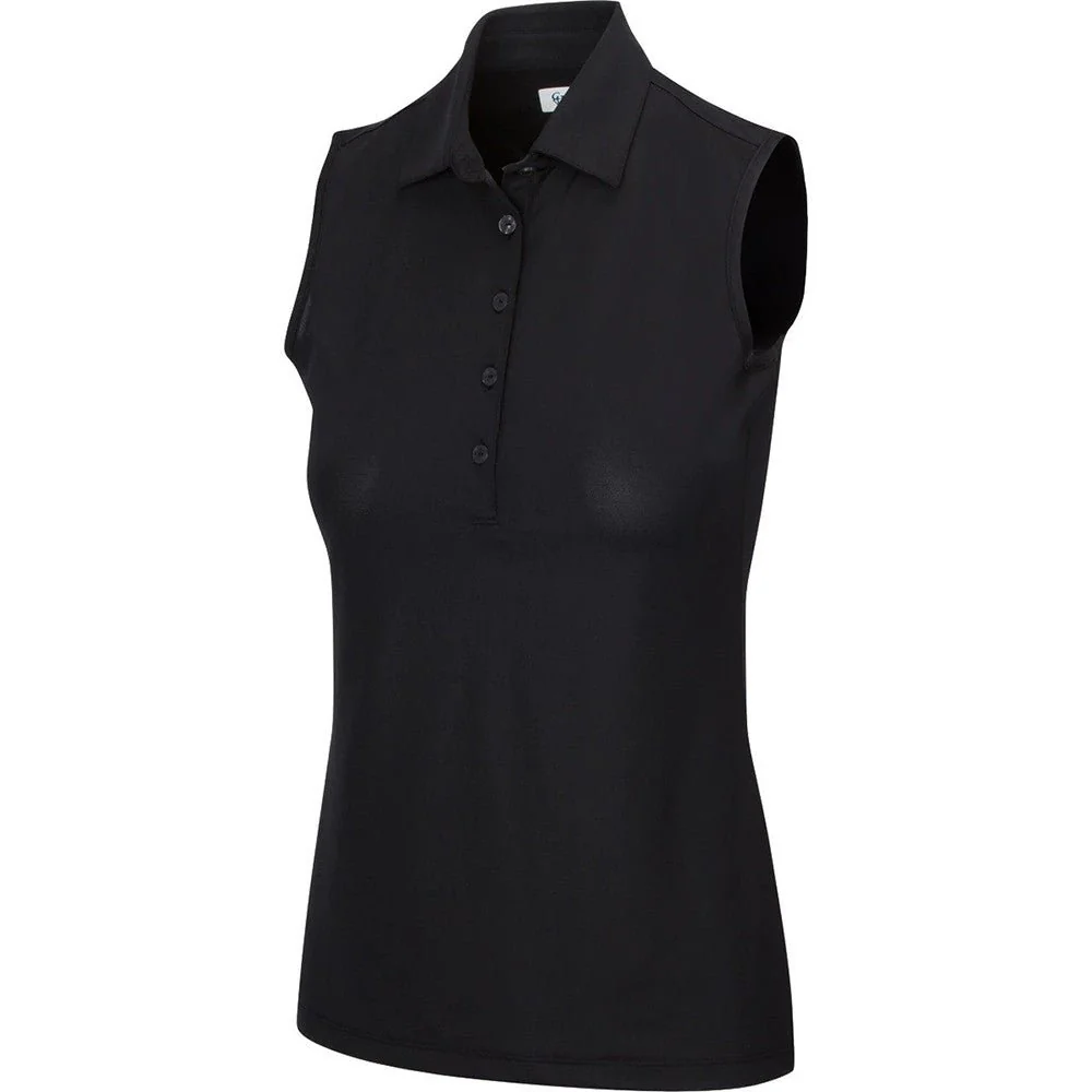 Greg Norman Women's Freedom Micro Pique Sleeveless Golf Polo