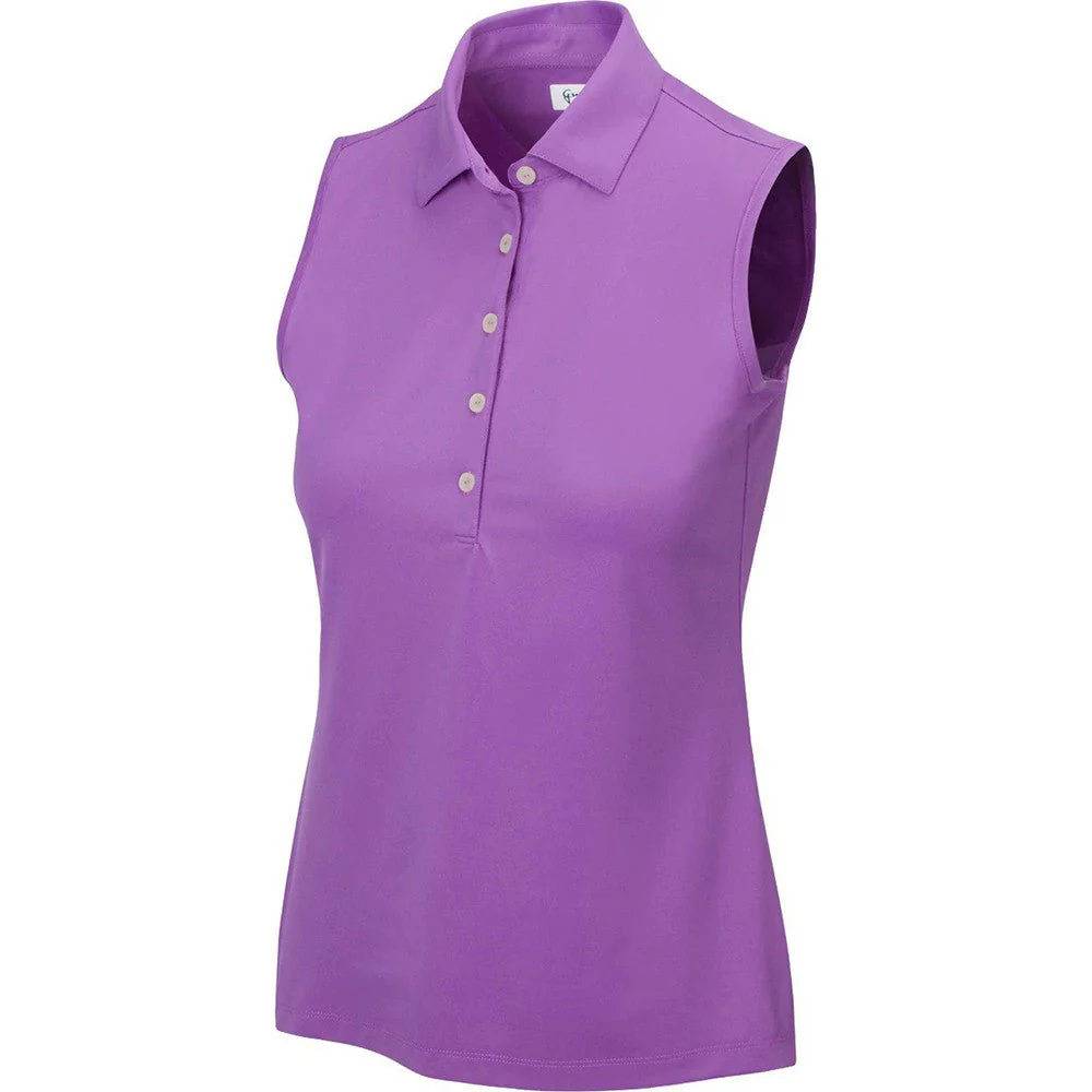 Greg Norman Women's Freedom Micro Pique Sleeveless Golf Polo - Image 11