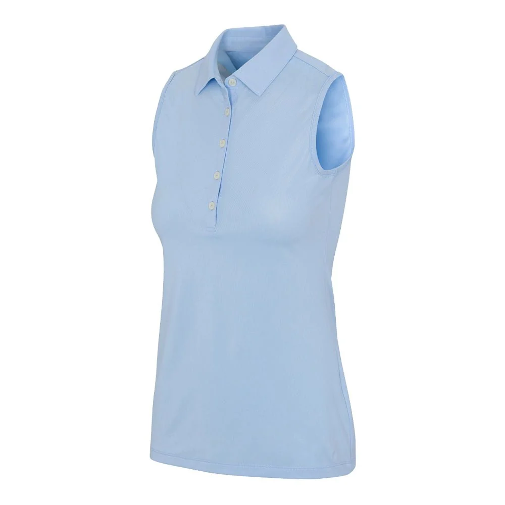 Greg Norman Women's Freedom Micro Pique Sleeveless Golf Polo - Image 14