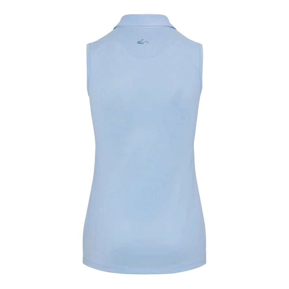 Greg Norman Women's Freedom Micro Pique Sleeveless Golf Polo - Image 15