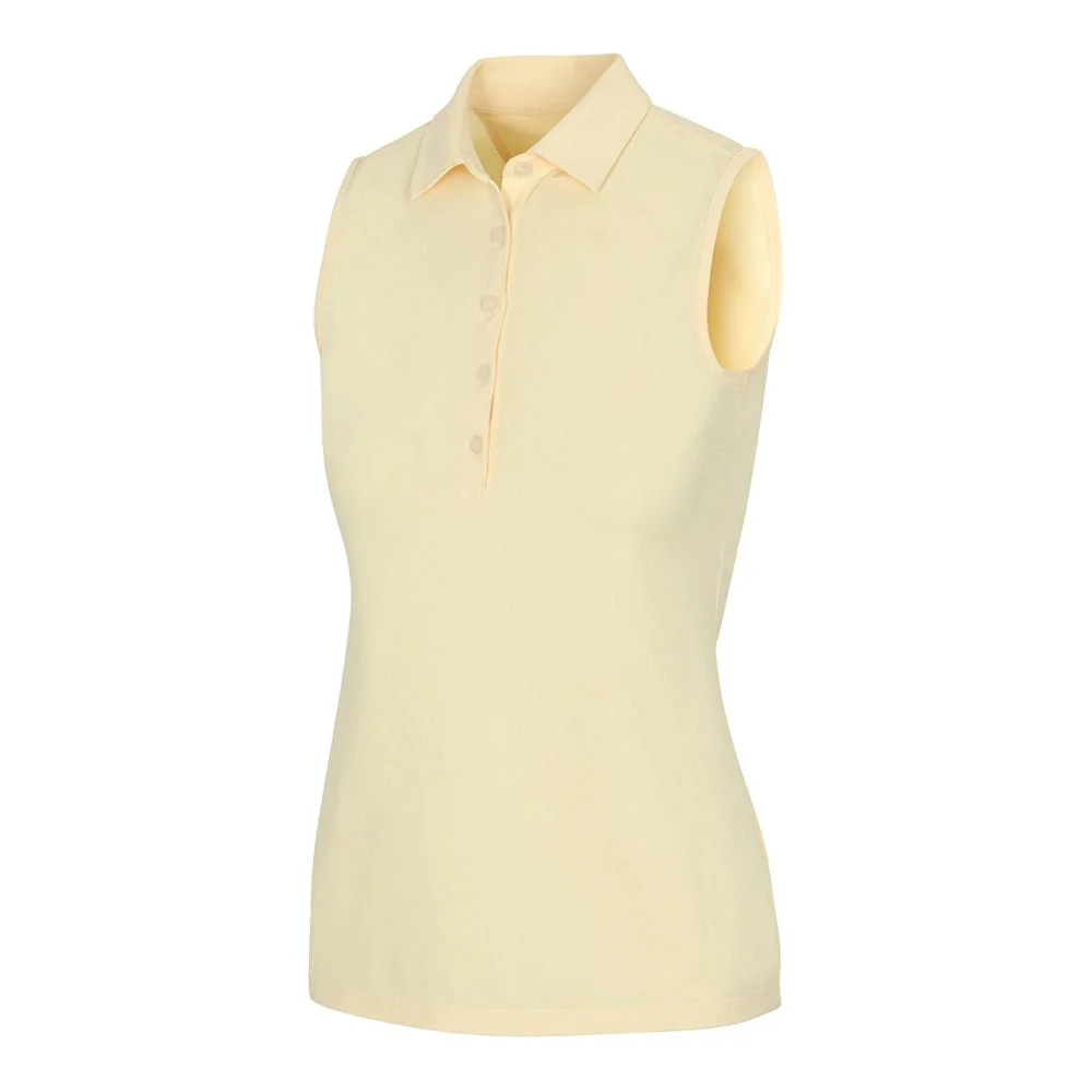 Greg Norman Women's Freedom Micro Pique Sleeveless Golf Polo - Image 16