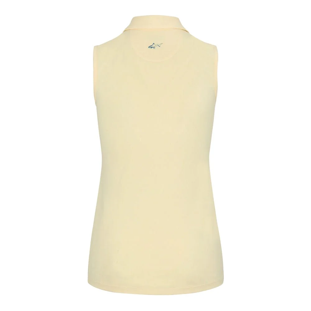 Greg Norman Women's Freedom Micro Pique Sleeveless Golf Polo - Image 17
