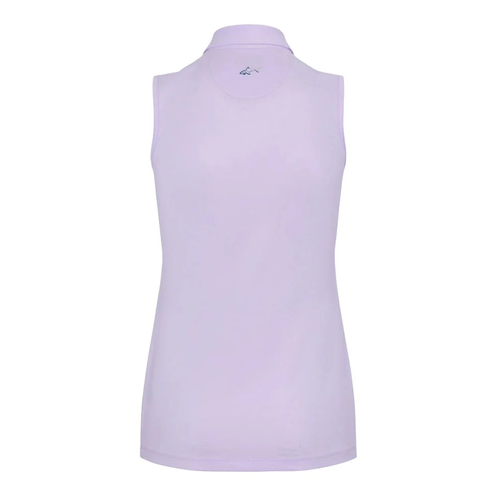 Greg Norman Women's Freedom Micro Pique Sleeveless Golf Polo - Image 19