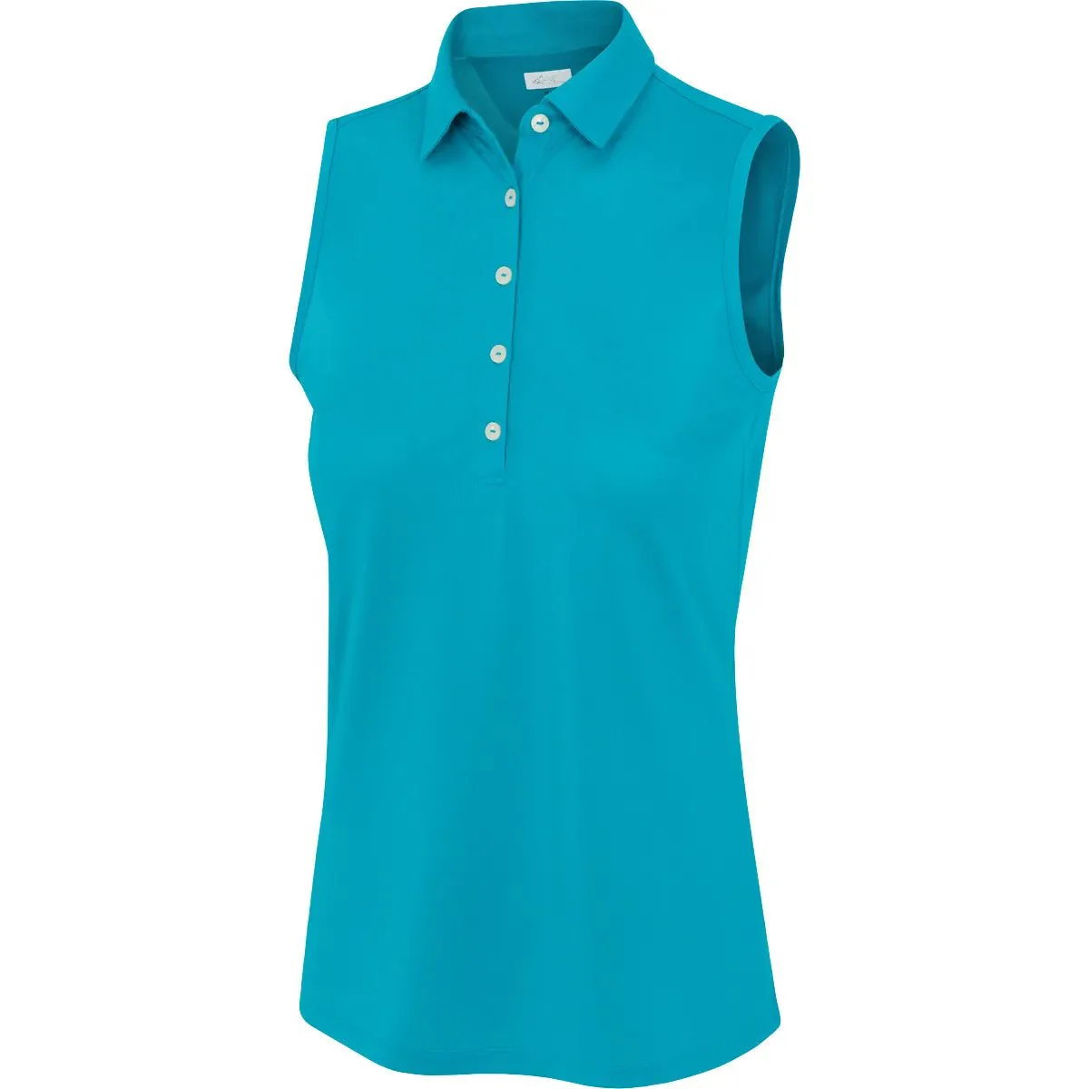 Greg Norman Women's Freedom Micro Pique Sleeveless Golf Polo - Image 23