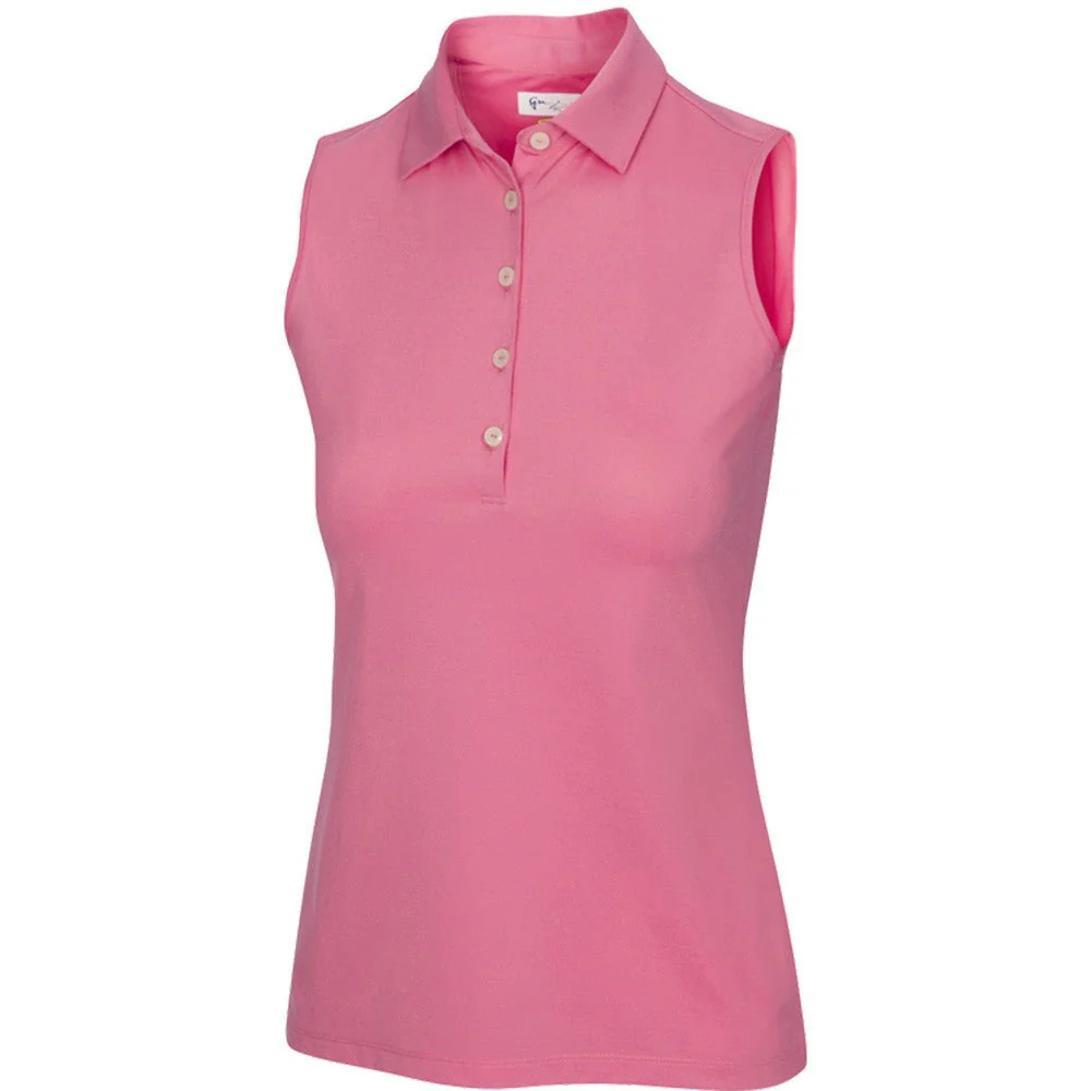 Greg Norman Women's Freedom Micro Pique Sleeveless Golf Polo - Image 3