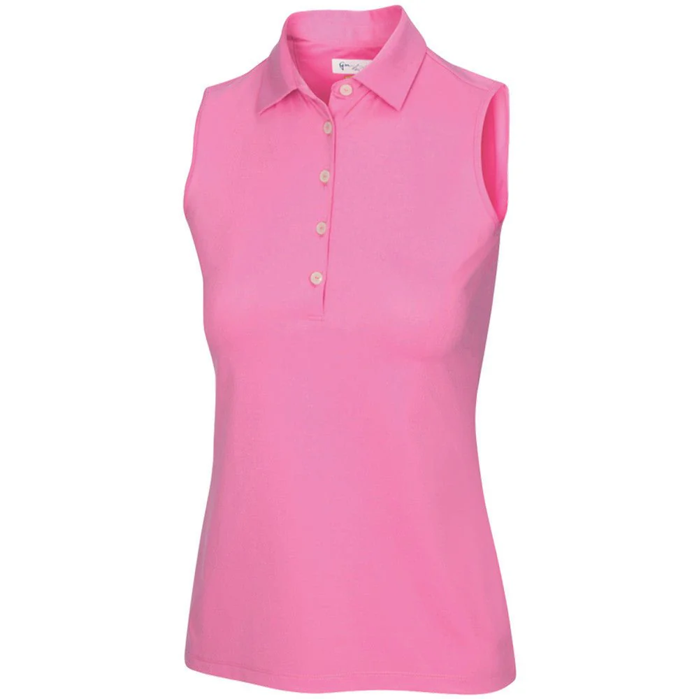 Greg Norman Women's Freedom Micro Pique Sleeveless Golf Polo - Image 8