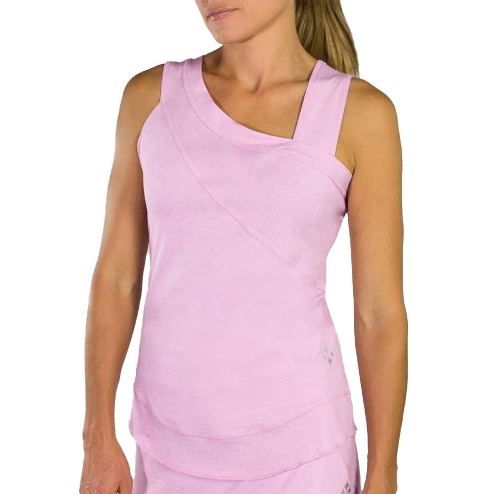 JoFit Side Drape Golf Tank - Bloom