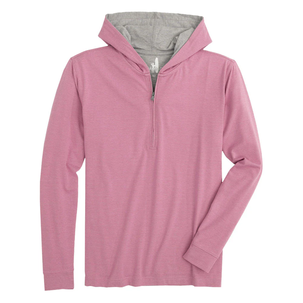 Johnnie-O Finney Striped 1/4 Zip Hoodie