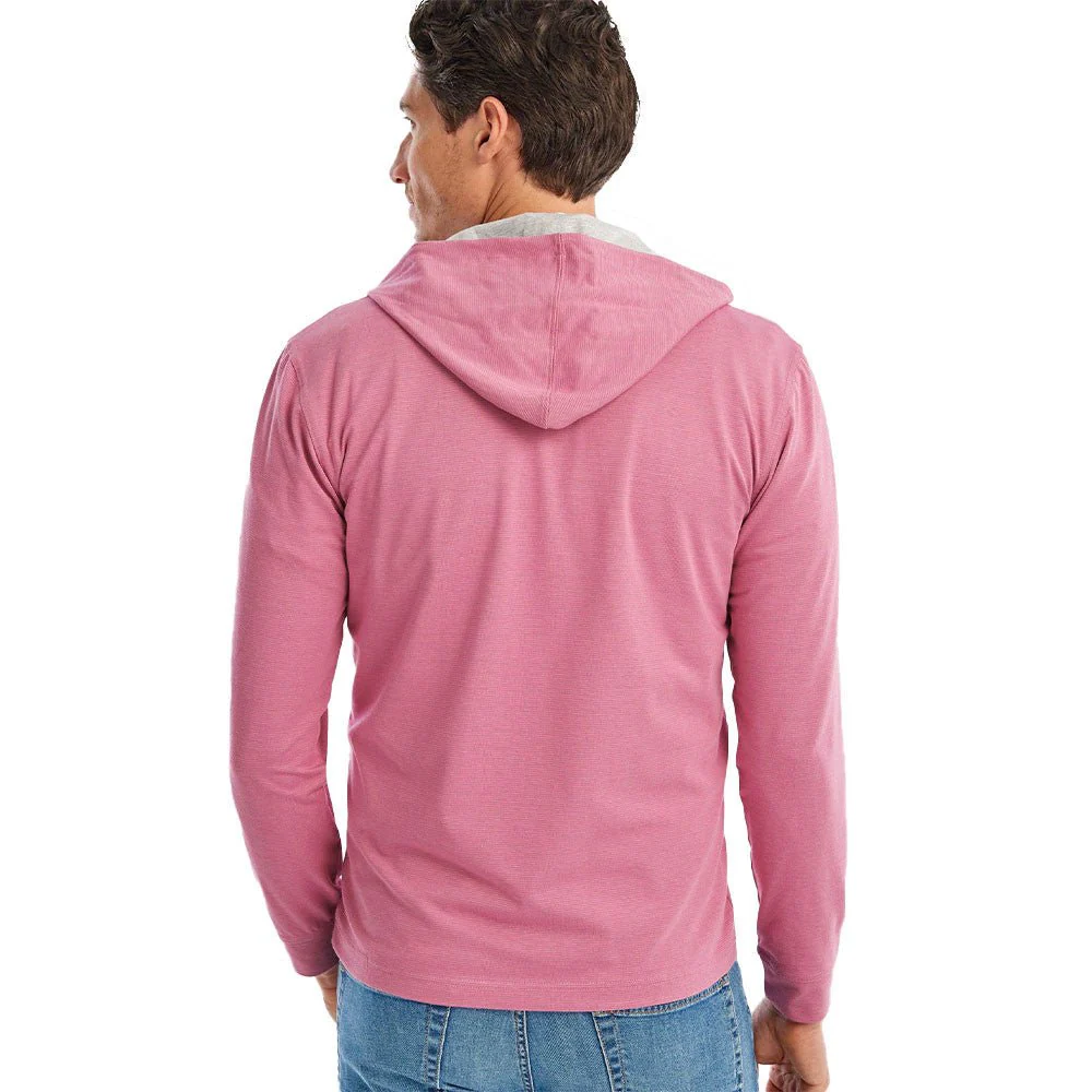 Johnnie-O Finney Striped 1/4 Zip Hoodie - Image 3