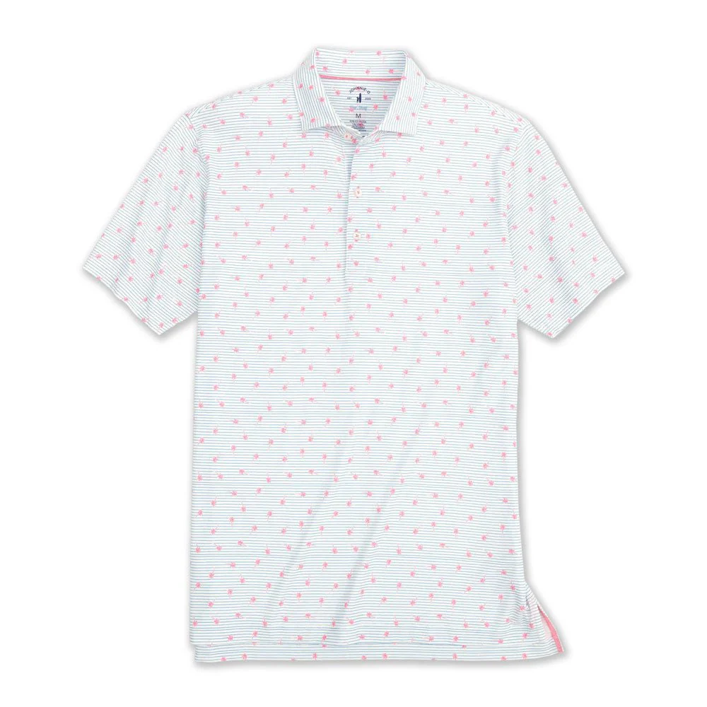 Johnnie-O Palm Springs Striped Golf Polo
