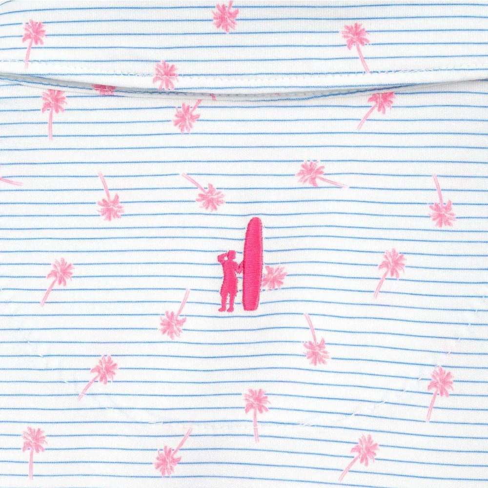 Johnnie-O Palm Springs Striped Golf Polo - Image 4