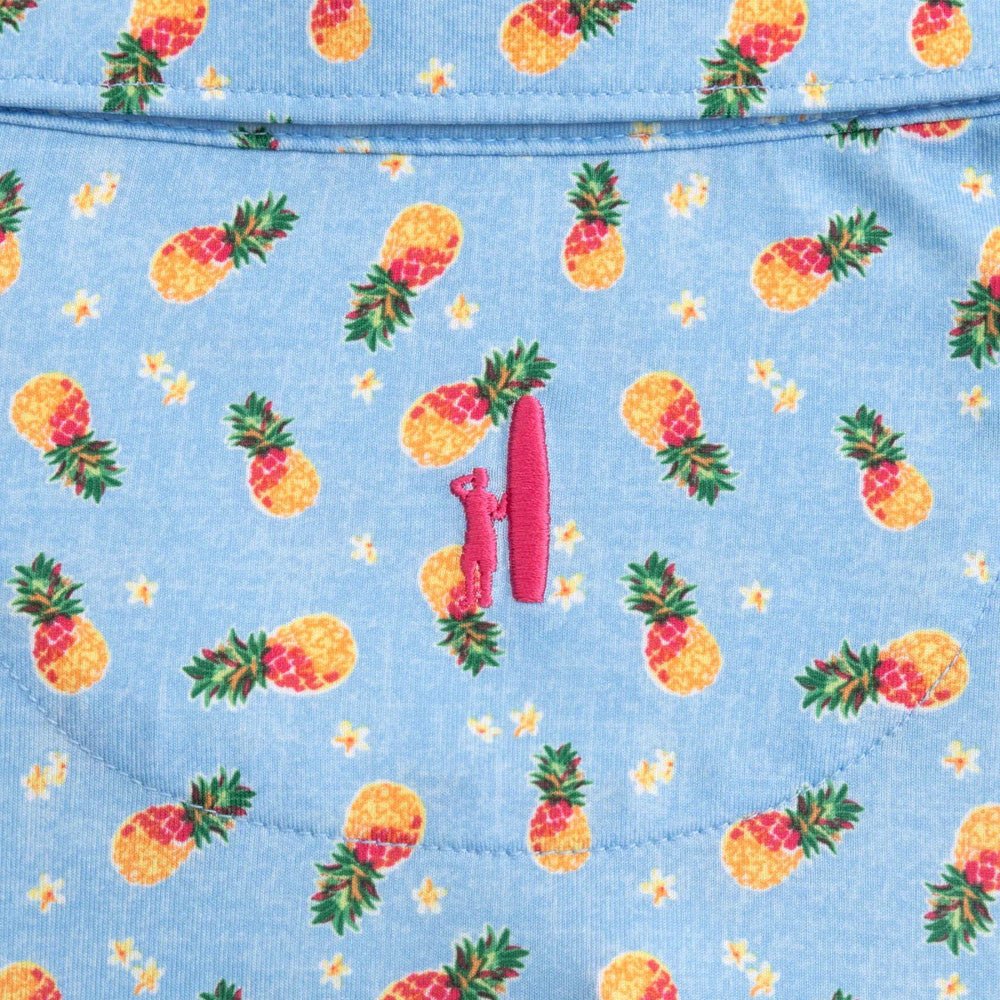 Johnnie-O Pineapple Crush Printed Golf Polo - Image 4
