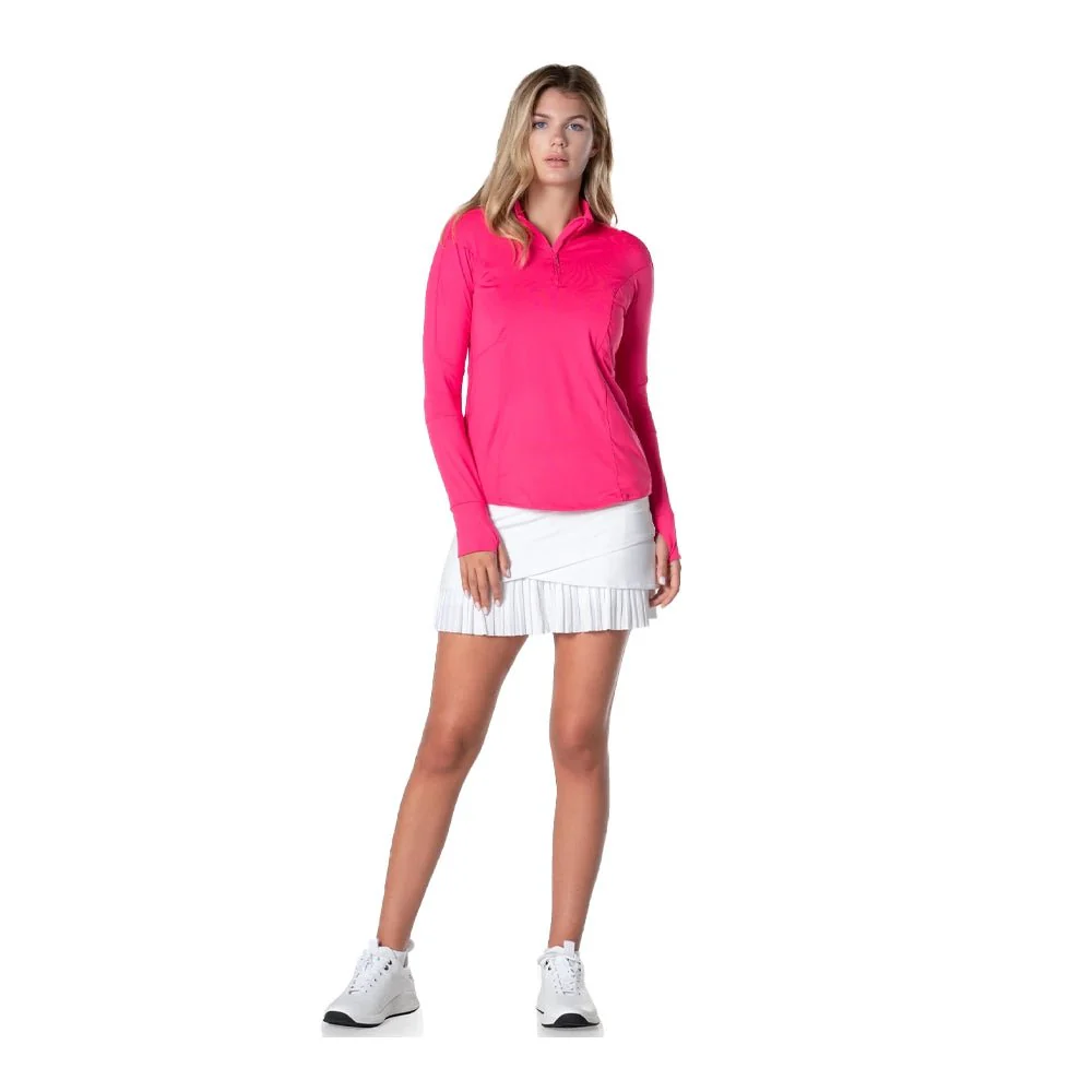 Lucky in Love Women's 1/4 Zip Long Sleeve