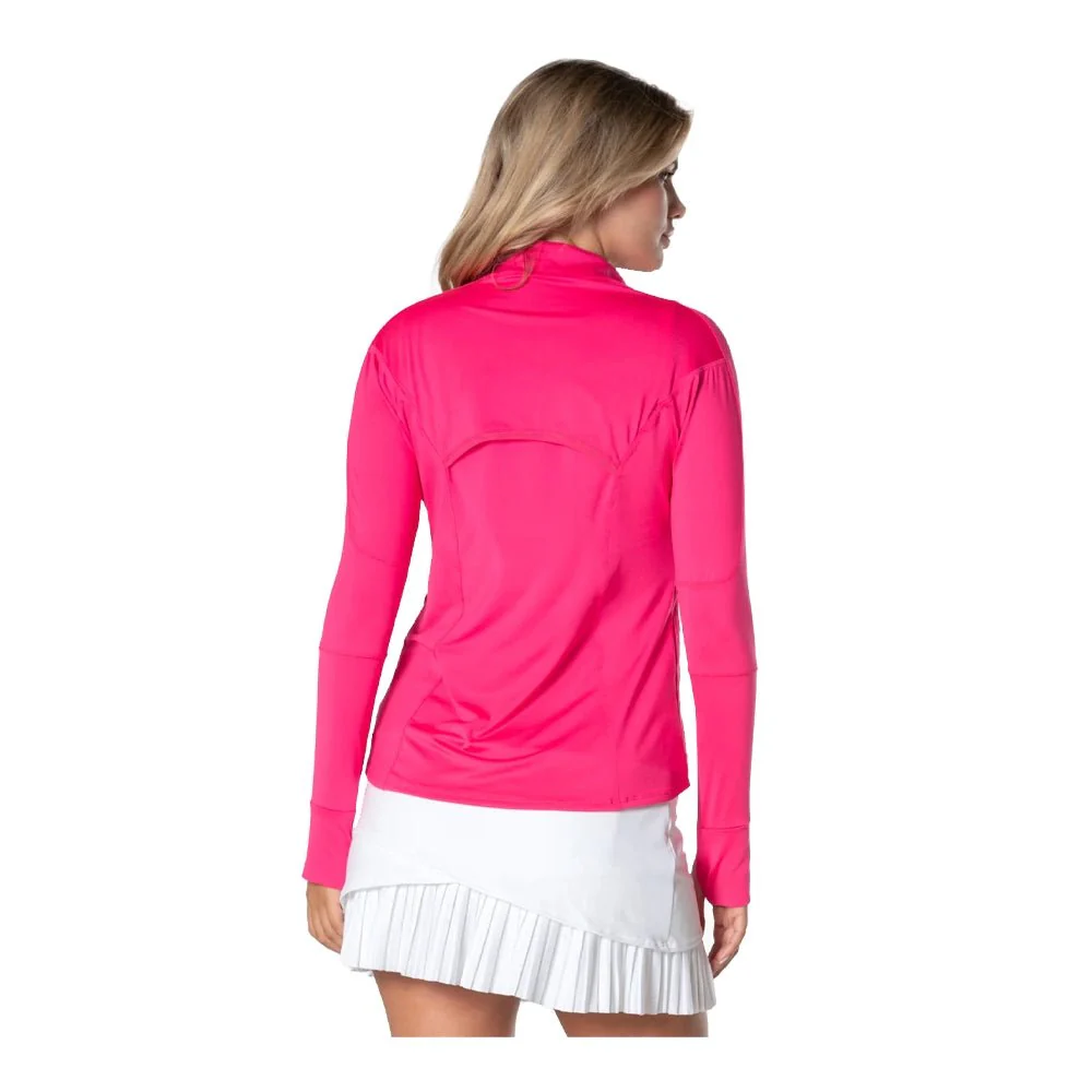 Lucky in Love Women's 1/4 Zip Long Sleeve - Image 4