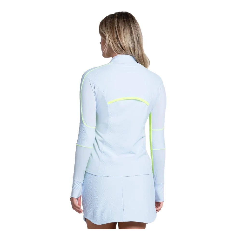 Lucky in Love Women's Diamond 1/4 Zip Long Sleeve - Image 3