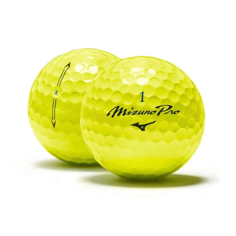 Mizuno Pro X Golf Balls - Optic Yellow - Image 2