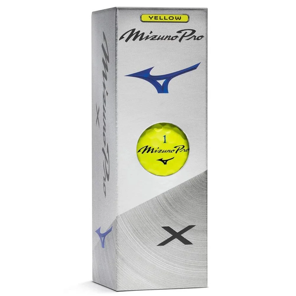 Mizuno Pro X Golf Balls - Optic Yellow - Image 3
