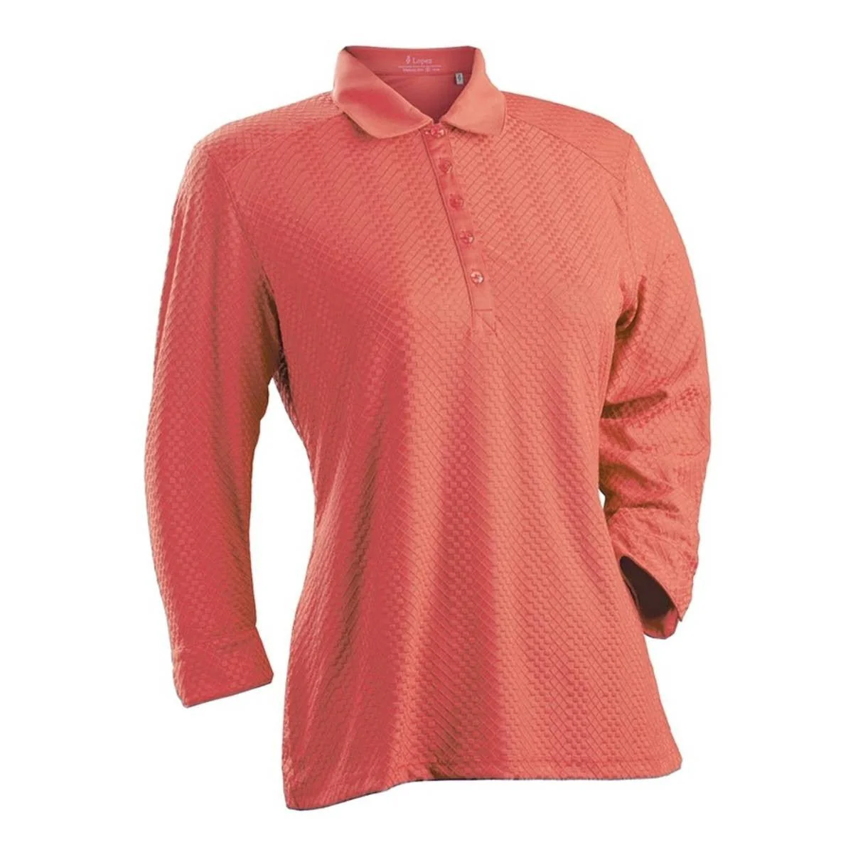 Nancy Lopez Grace 3/4 Sleeve Golf Polo - Image 7