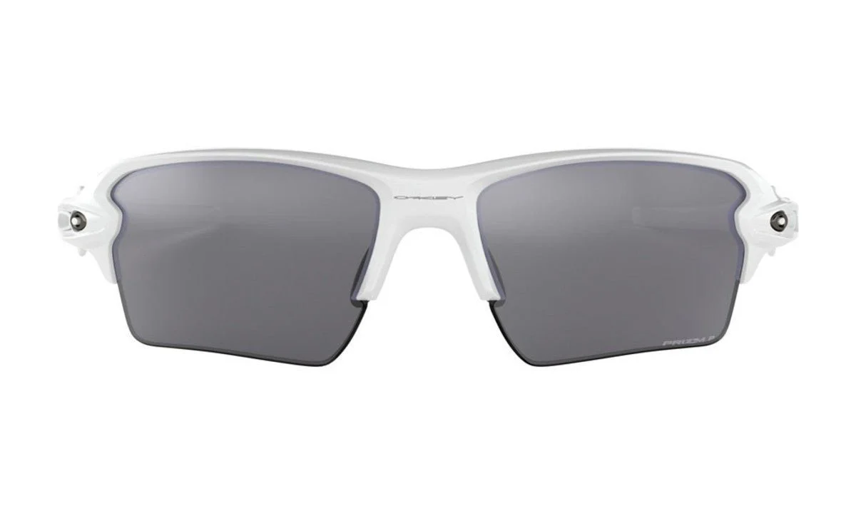 Oakley Flak 2.0 XL Sunglasses - Polished White/White/Prizm Black Polarized - Image 3