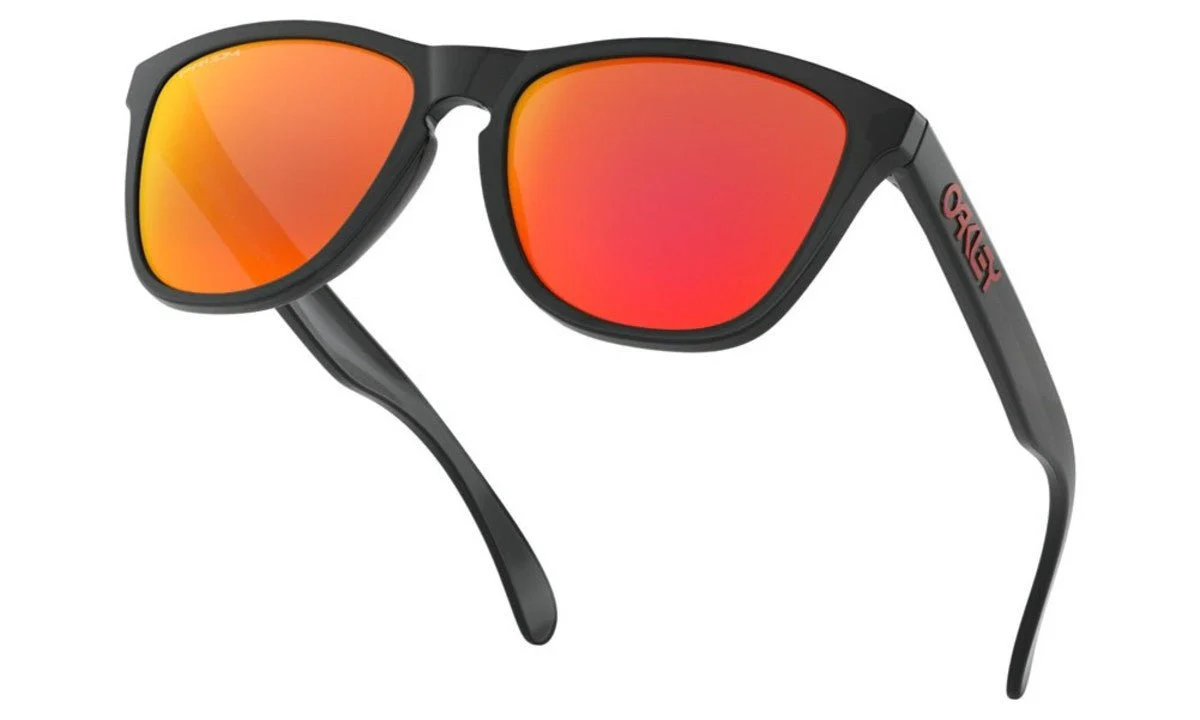 Oakley Frogskins Sunglasses - Black Ink/Prizm Ruby - Image 3