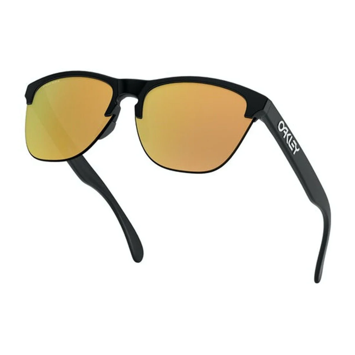 Oakley Frogskins Lite Sunglasses - Matte Black/Prizm Rose Gold - Image 4
