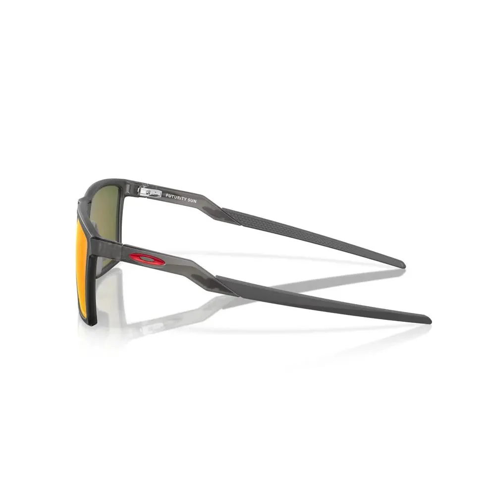 Oakley Futurity Sun Sunglasses - Satin Grey Smoke/Prizm Ruby Polarized - Image 3