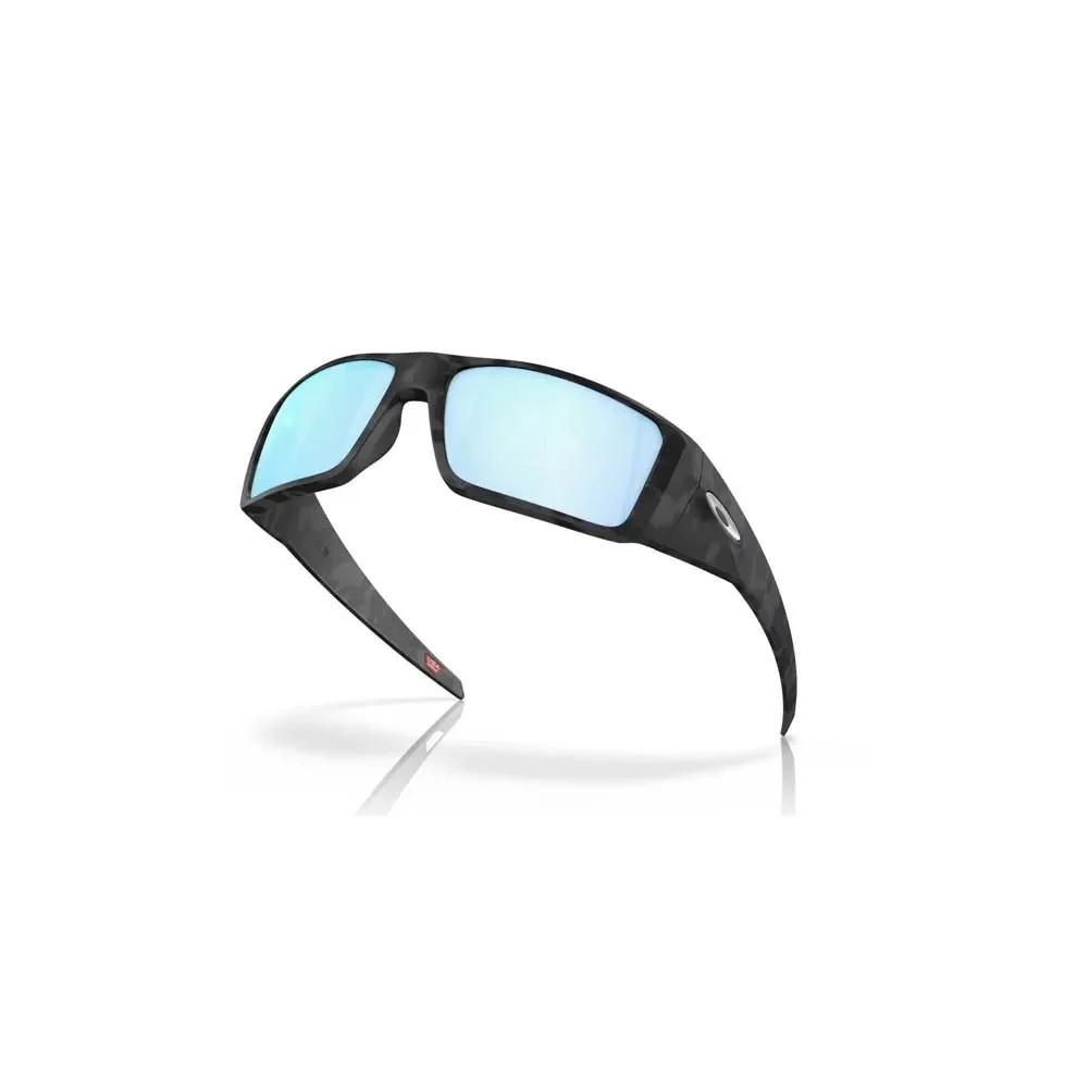 Oakley Heliostat Sunglasses - Matte Black Camo/Prizm Deep Water Polarized - Image 4