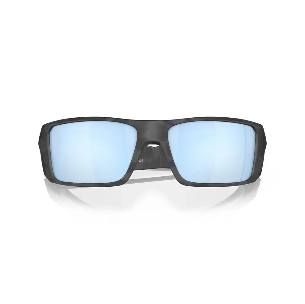 Oakley Heliostat Sunglasses - Matte Black Camo/Prizm Deep Water Polarized - Image 5