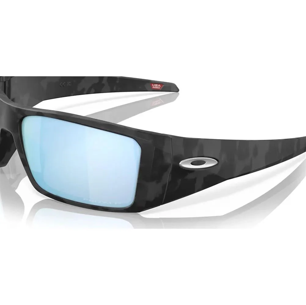 Oakley Heliostat Sunglasses - Matte Black Camo/Prizm Deep Water Polarized - Image 6