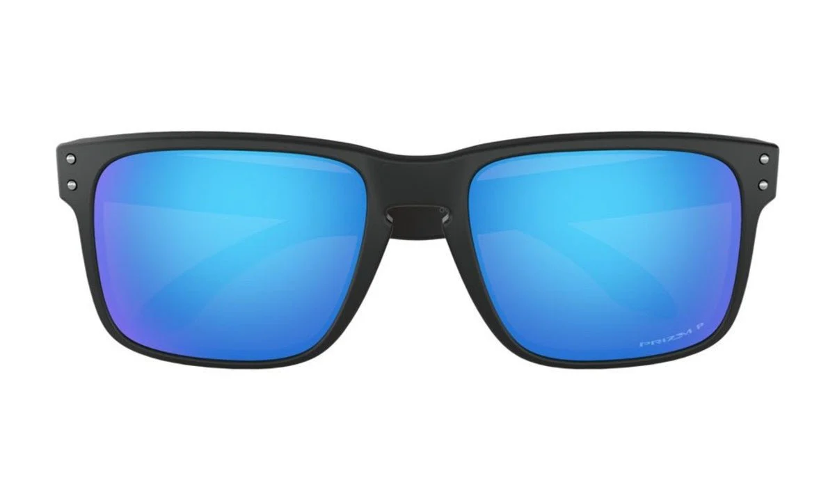 Oakley Holbrook Sunglasses - Matte Black/Prizm Sapphire Polarized - Image 6