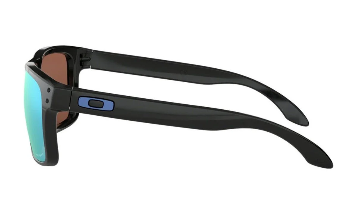 Oakley Holbrook Sunglasses - Polished Black/Prizm Deep Water Polarized - Image 5
