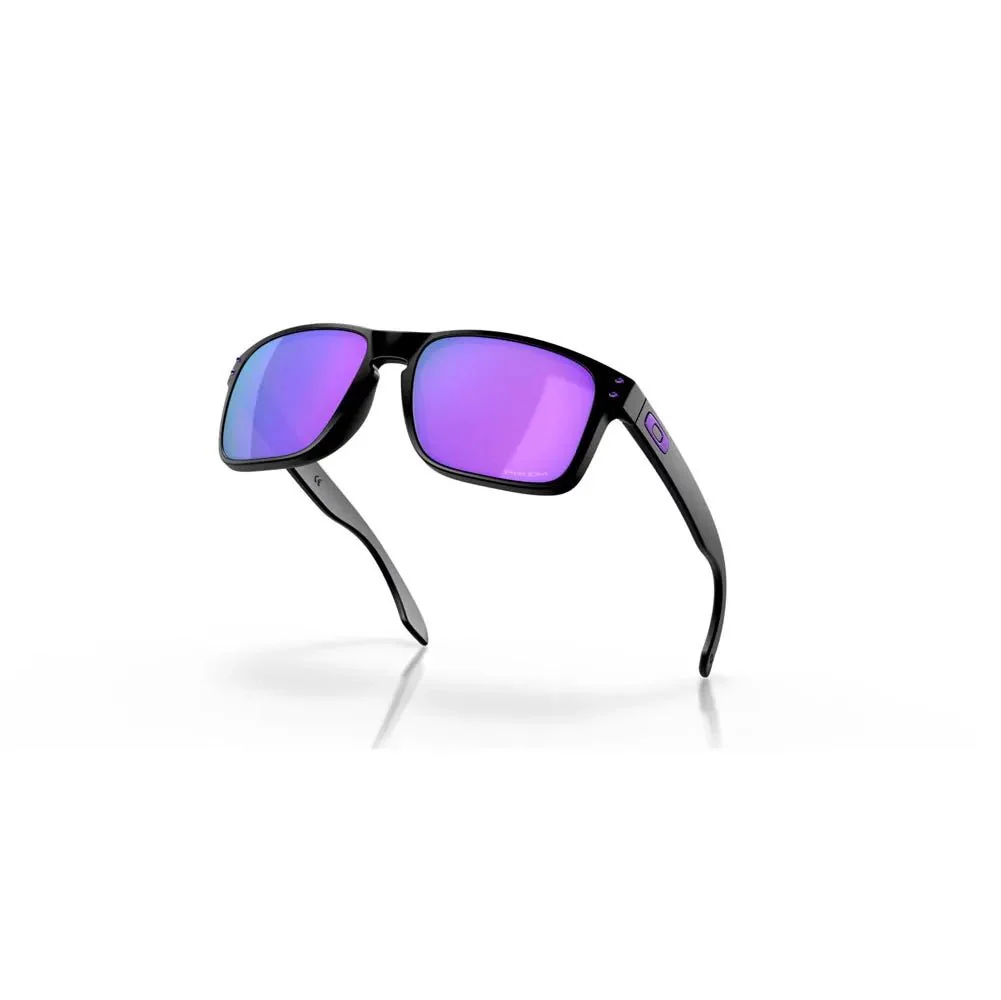 Oakley Holbrook Sunglasses - Matte Black/Prizm Violet - Image 4