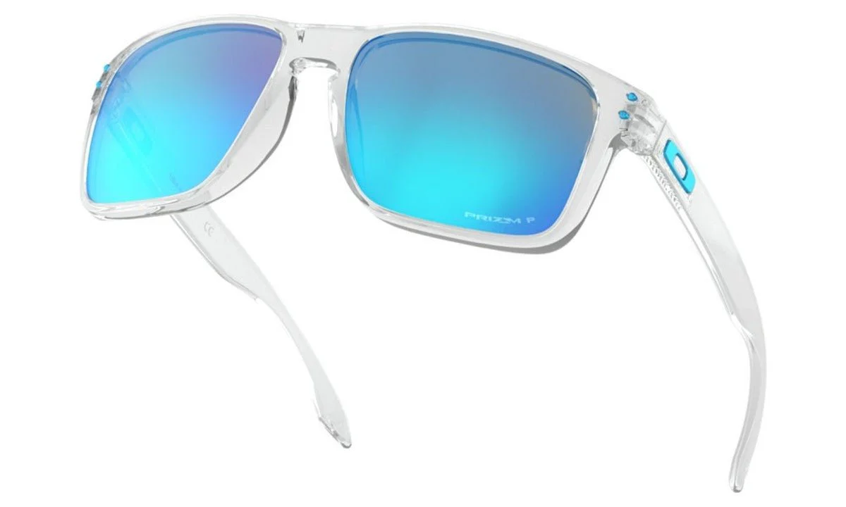 Oakley Holbrook XL Sunglasses - Polished Clear/Prizm Sapphire Polarized - Image 5