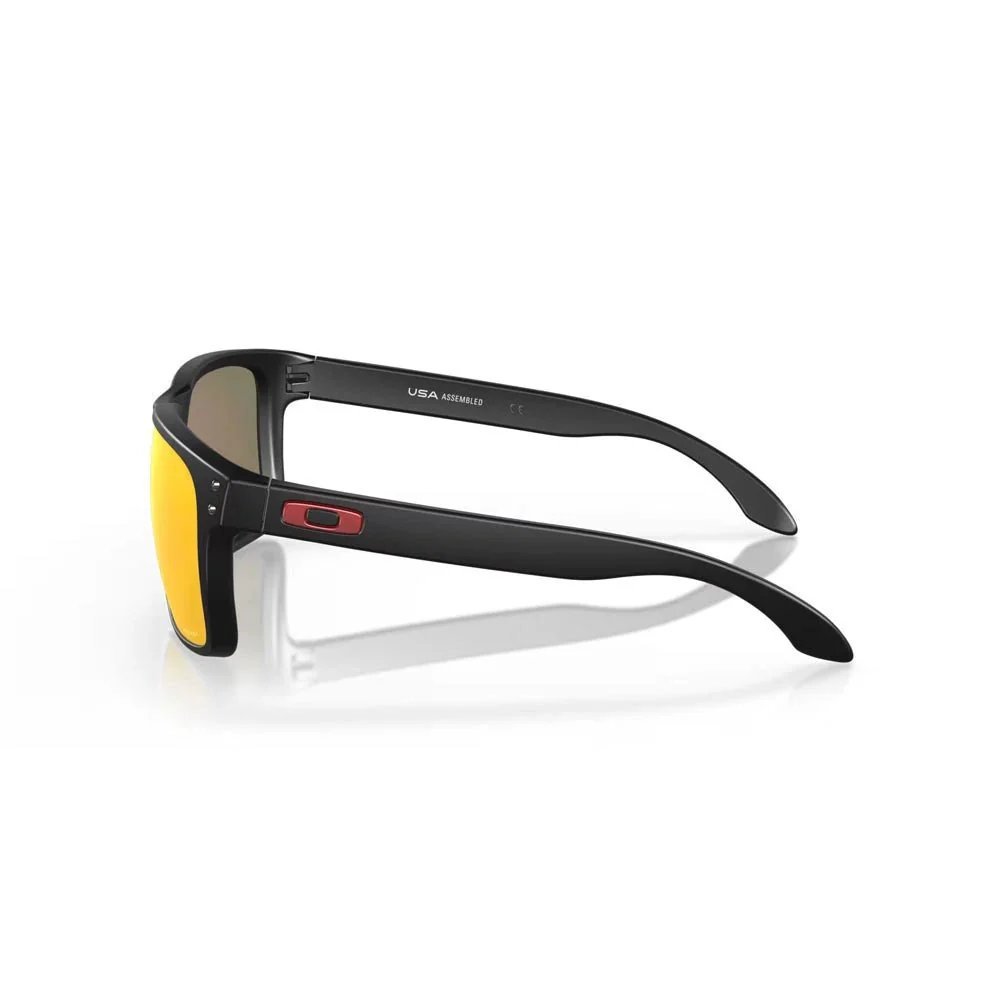 Oakley Holbrook XL Sunglasses - Matte Black/Prizm Ruby - Image 3