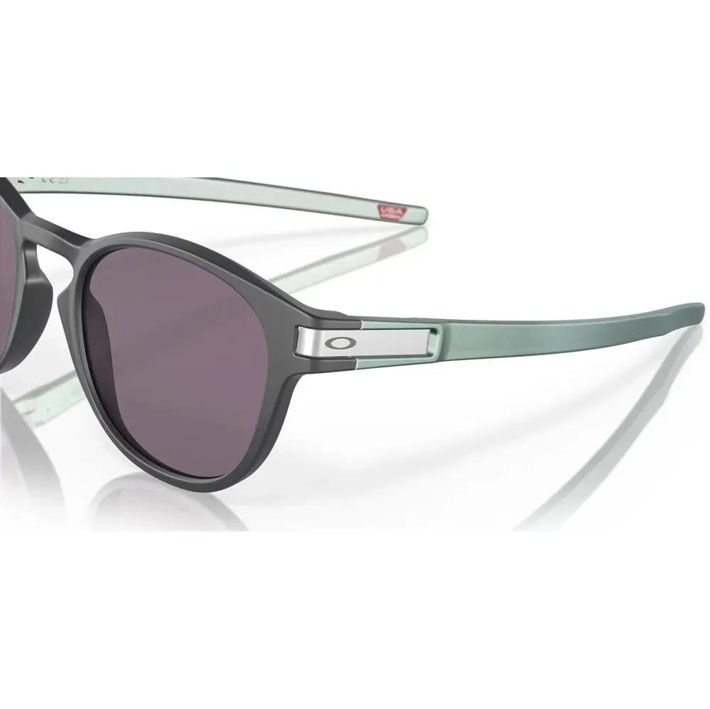 Oakley Latch Sunglasses - Matte Carbon/Prizm Grey - Image 6