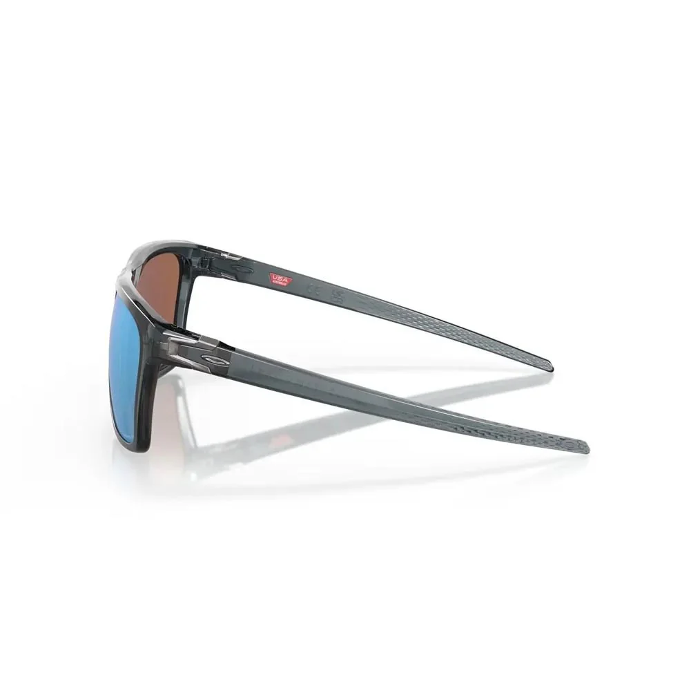 Oakley Leffingwell Sunglasses - Crystal Black/Prizm Deep Water Polarized - Image 3