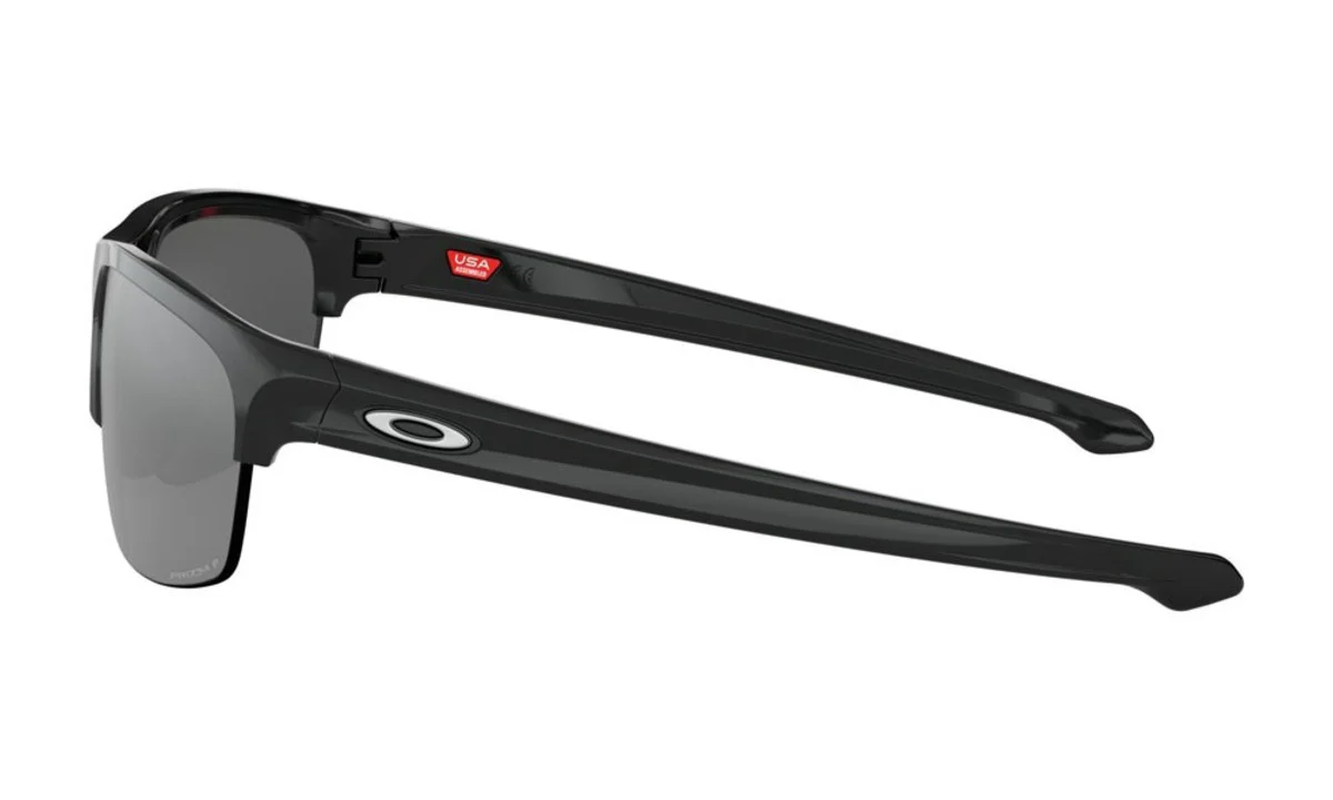 Oakley Sliver Edge Sunglasses - Polished Black/Prizm Black Polarized - Image 2