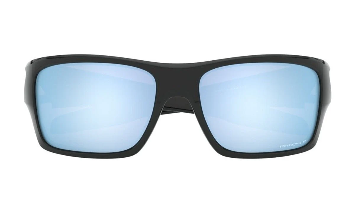 Oakley Turbine Sunglasses - Polished Black/Prizm Deep Water Polarized - Image 6