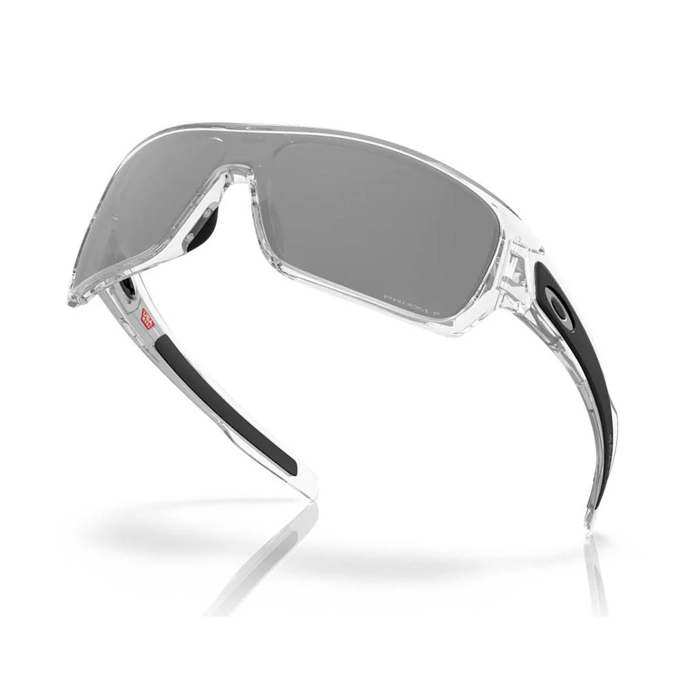 Oakley Turbine Rotor - Polished Clear/Prizm Black Polarized - Image 5