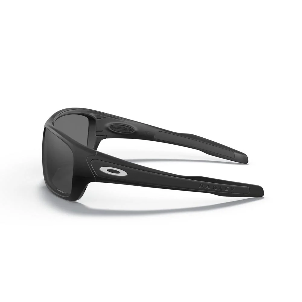 Oakley Turbine Sunglasses - Matte Black/Prizm Black - Image 4