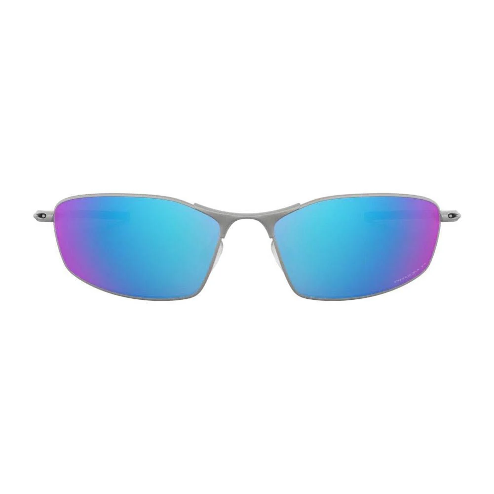 Oakley Whisker Sunglasses - Satin Chrome/Prizm Sapphire Polarized - Image 2