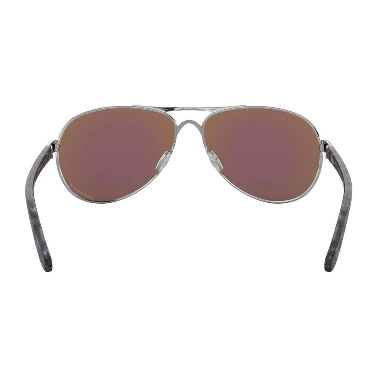 Oakley Women's Feedback Sunglasses - Polished Chrome/Prizm Sapphire Polarized - Image 3