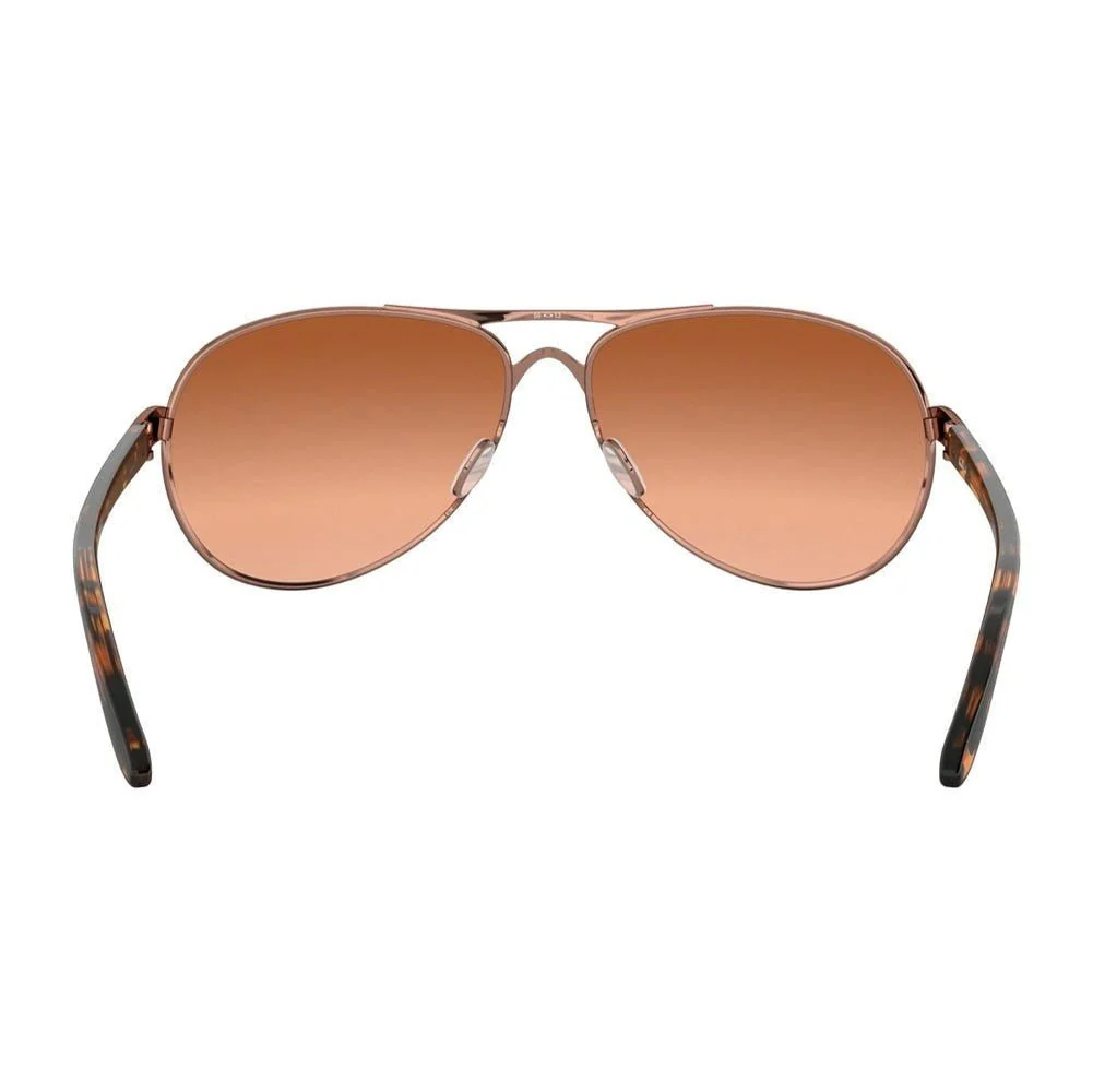 Oakley Women's Feedback Sunglasses - Rose Gold/VR50 Brown Gradient - Image 3